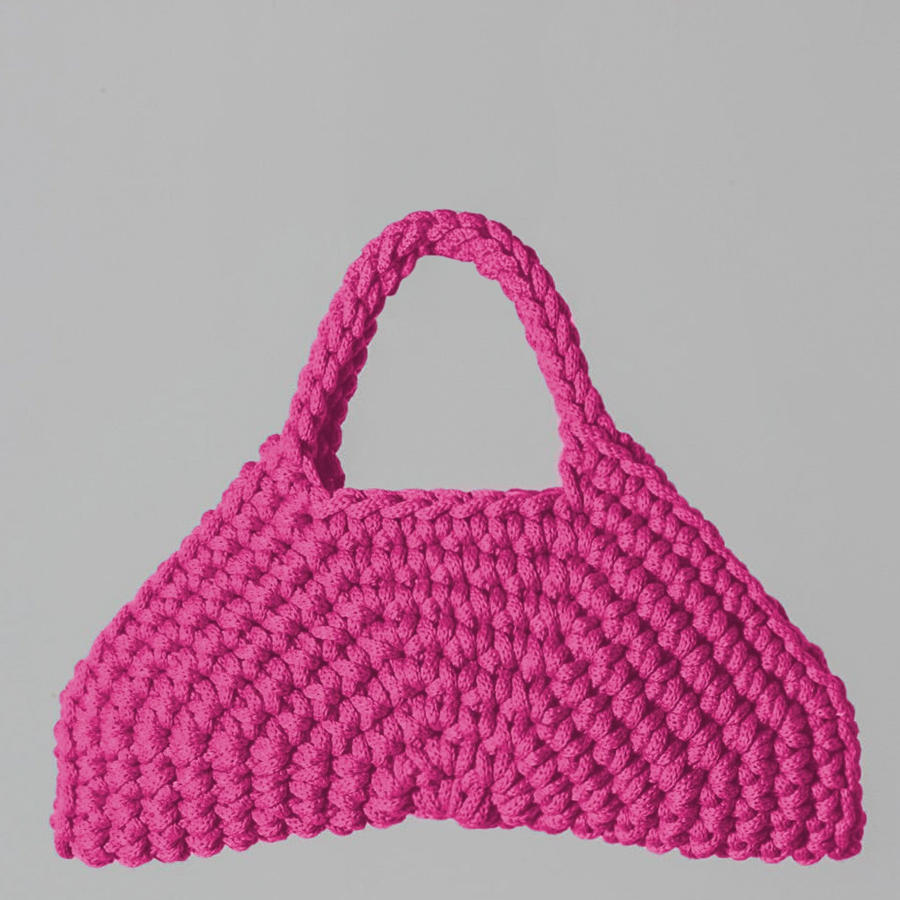 NINA custom luxury handbag in deep fucsia, a statement piece for high-end sustainable fashion enthusiasts.